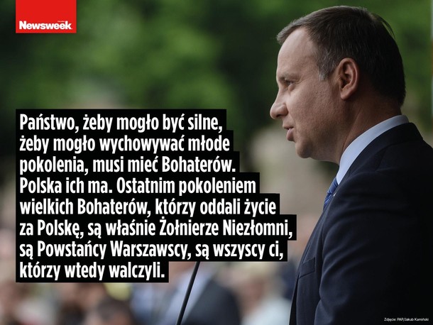 andrzej duda, cytaty, pogrzeb inki