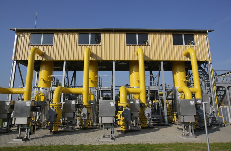 Wybudowany gazociąg, który wzmacnia bezpieczeństwo energetyczne kraju, ma 176 km długości. <br><br>fot.  (cat) PAP/Leszek Szymański