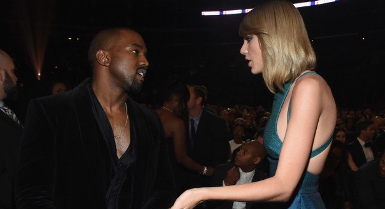  Kanye West, Kim Kardasian and Taylor Swift drama