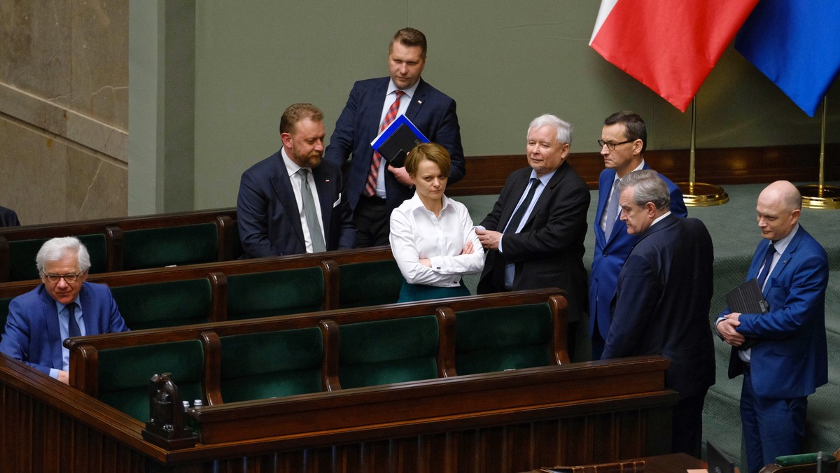 Jarosław Kaczyński w Sejmie