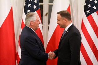 Andrzej Duda spotkał się z Rexem Tillersonem. Rozmowa trwała godzinę
