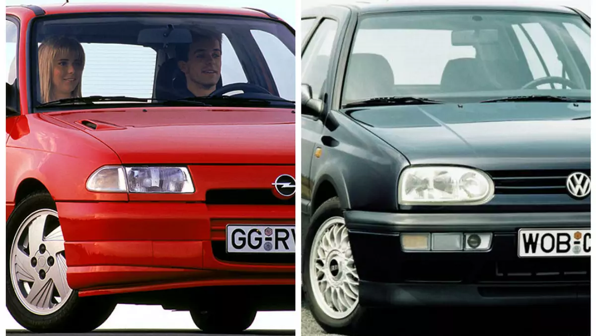 Opel Astra I vs. Volkswagen Golf III