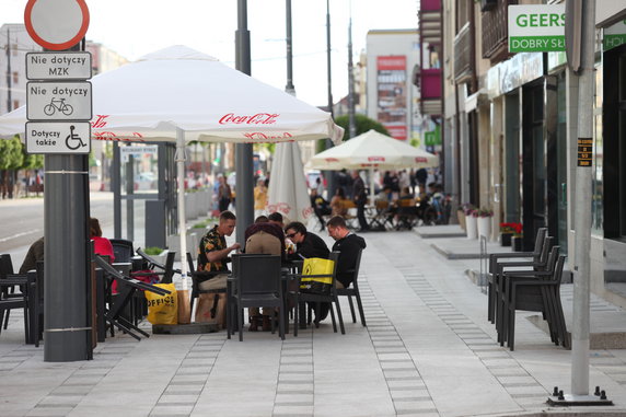 Otwarte ogródki gastronomiczne w centrum Gorzowa