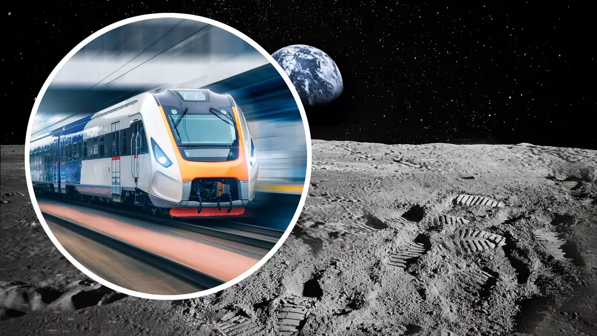Na Księżycu ma powstać linia kolejowa