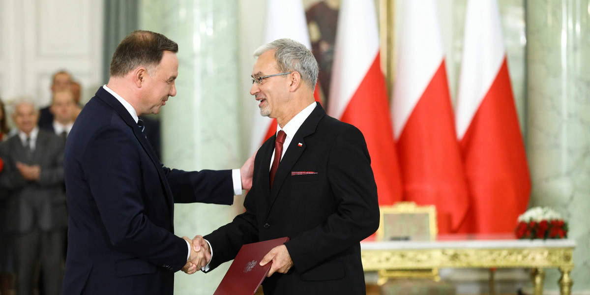 Jerzy Kwieciński został powołany przez prezydenta Andrzeja Dudę na nowe stanowisko - ministra finansów, inwestycji i rozwoju