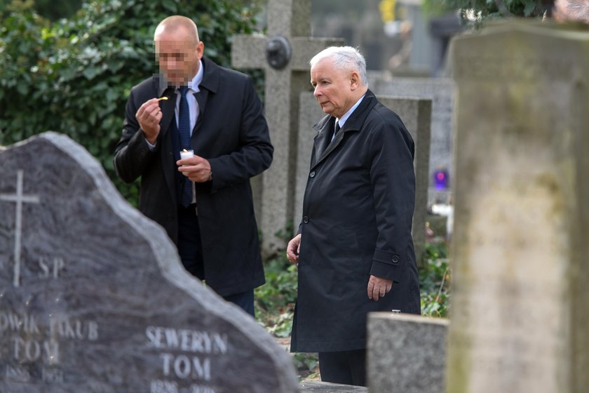 Jarosław Kaczyński odwiedził grób matki