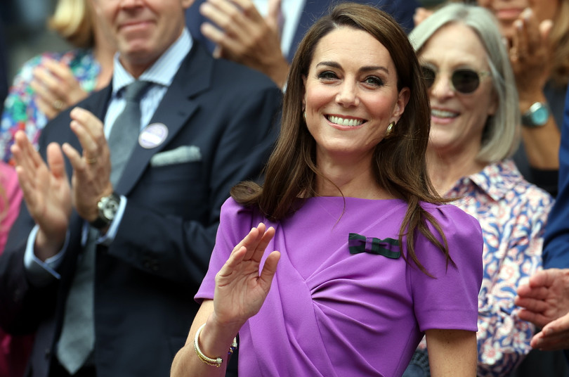 Księżna Walii pojawiła się na Wimbledonie. Kate powitana owacjami na stojąco