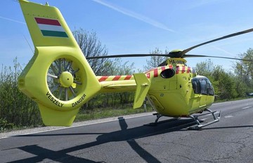 mentő mentőhelikopter szívinfarktus légzésleállás