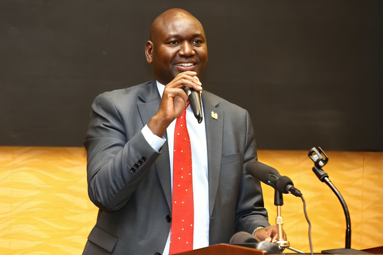 Immigration and Citizen Services PS Julius Bitok speak at past function
