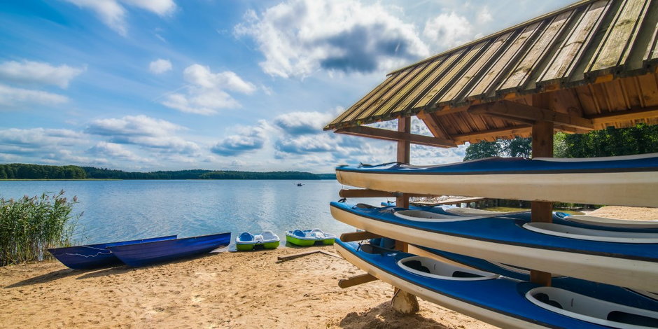 Masuria Hotel & SPA, goście mogą wypożyczyć sprzęt do sportów wodnych