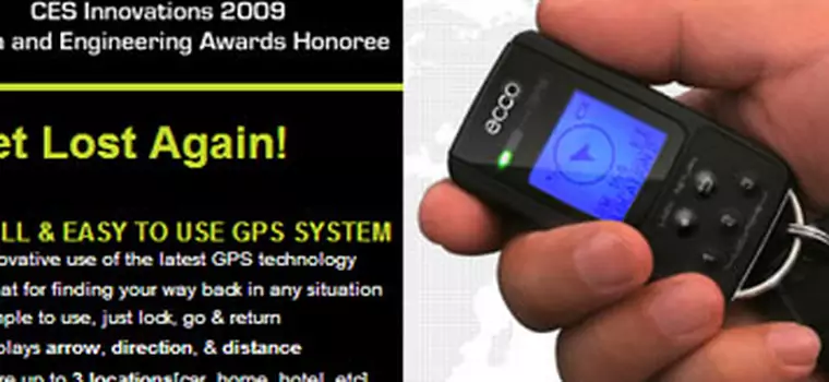 ECCO GPS Keychain wskaże drogę zagubionym