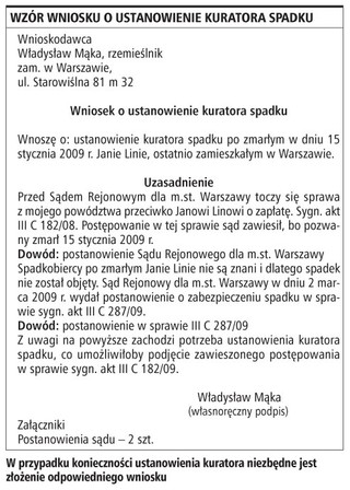 Jak odpowiada za długi spadkowe osoba, która odrzuciła spadek