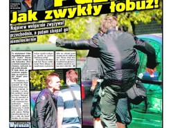 Cezary Pazura skopał przechodnia!