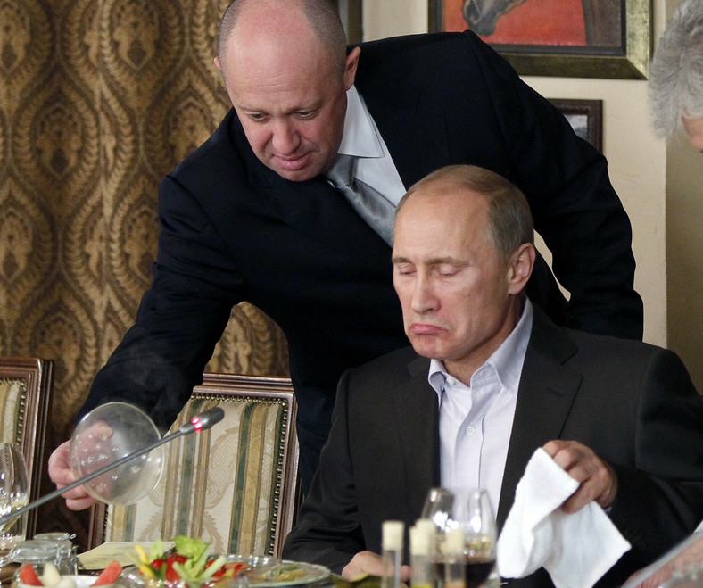 Władimir Putin w restauracji Jewgienija Prigożyna, 2011 r.