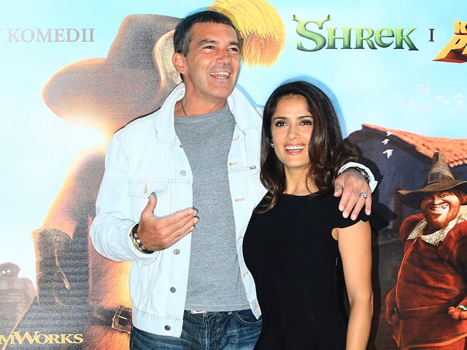 Salma Hayek i Antonio Banderas w Warszawie