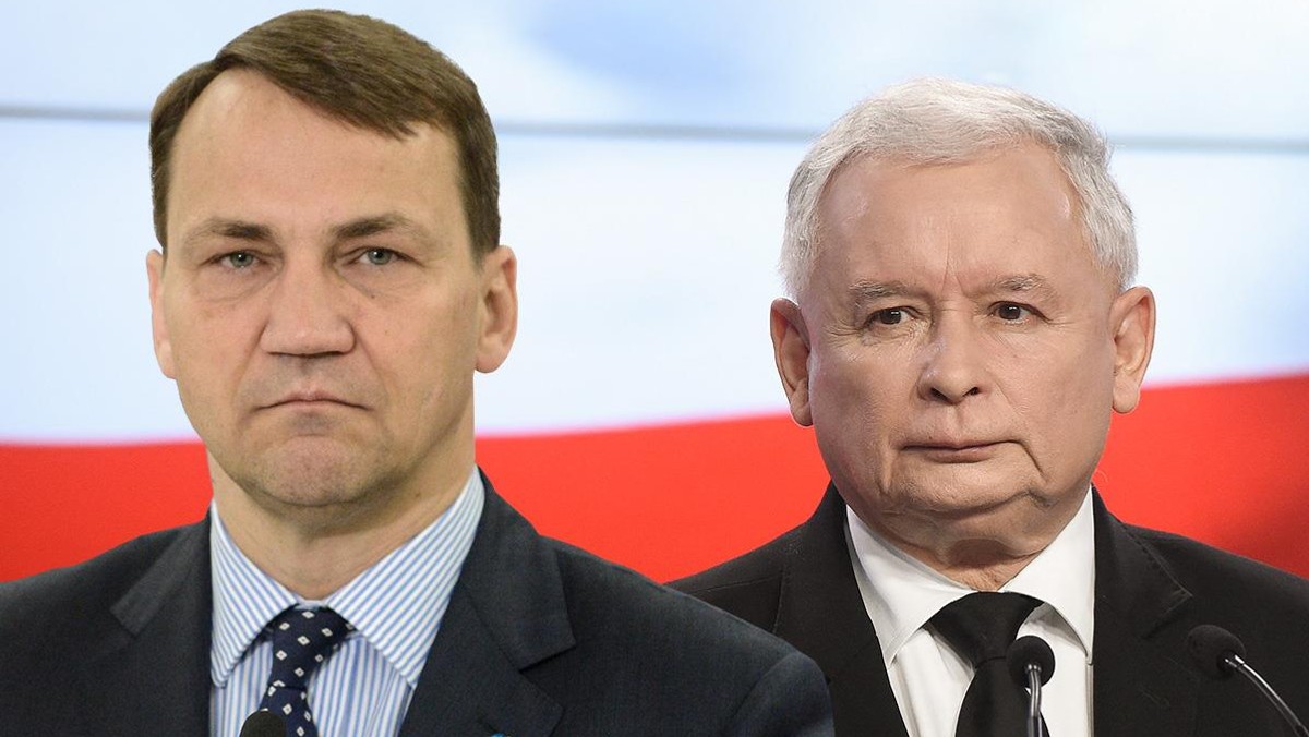 Radosław Sikorski Jarosław Kaczyński Sikorski