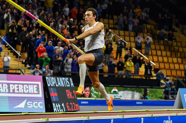 Armand DUPLANTIS of Sweden during the All Star Perche on February 25, 2023 in Clermont-Ferrand, France. (Photo by Franco Arland/Icon Sport) LEKKOATLETYKA LEKKA ATLETYKA SKOK O TYCZCE FOT. ICON SPORT/NEWSPIX.PL POLAND ONLY !!! --- Newspix.pl *** Local Caption *** www.newspix.pl mail us: info@newspix.pl call us: 0048 022 23 22 222 --- Polish Picture Agency by Ringier Axel Springer Poland