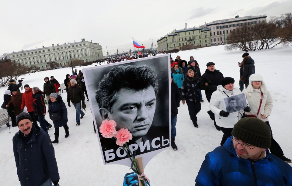 RUSSIA NEMTSOV MURDER ANNIVERSARY (Anniversary of assassination of Boris Nemtsov)