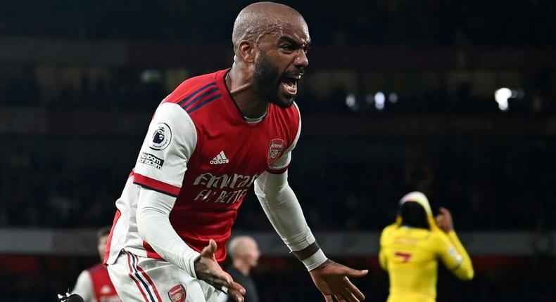 Arsenal's French striker Alexandre Lacazette Creator: Glyn KIRK