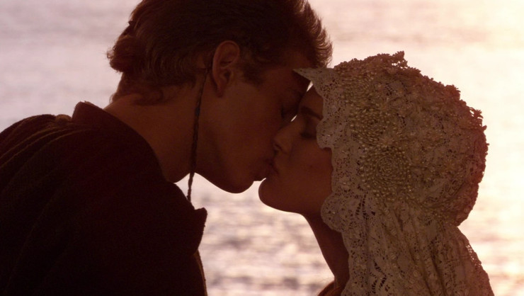 Hayden Christensen i Natalie Portman, "Gwiezdne wojny"