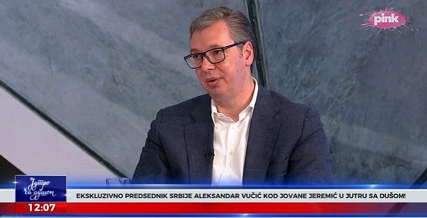Aleksandar Vučić na Pinku