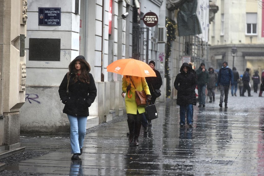 Kiša za kraj radne nedelje