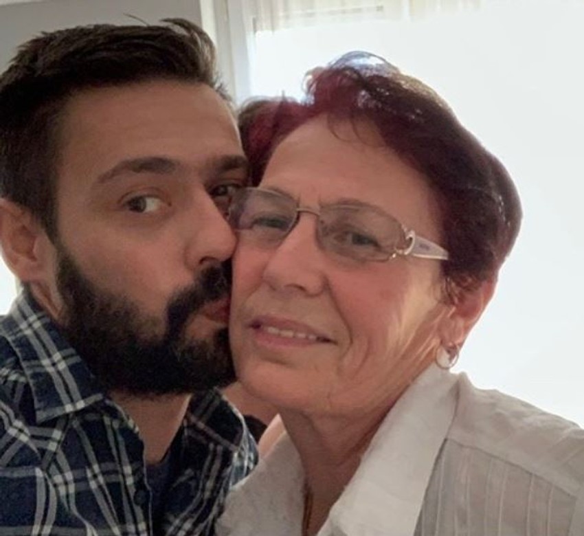 Milan Vasić sa mamom