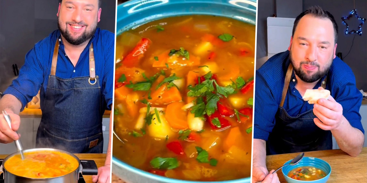 Jan Kuroń poleca swoją ulubioną fasolową zupę z cząbrem.