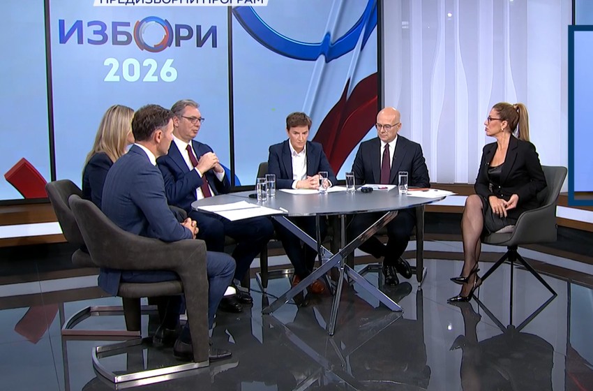 Predstavnici "Ujedinjene liste" na RTS-u