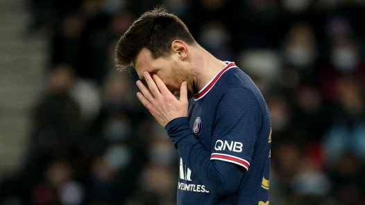 Lionel Messi ma kolejne problemy w tym sezonie (zdjęcie z meczu z dnia 12.12.2021)