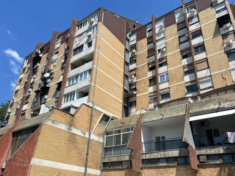 Zgrada u kojoj je izbodena Dragana