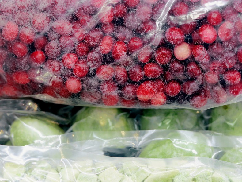 Frozen fruits should be left to thaw naturally 