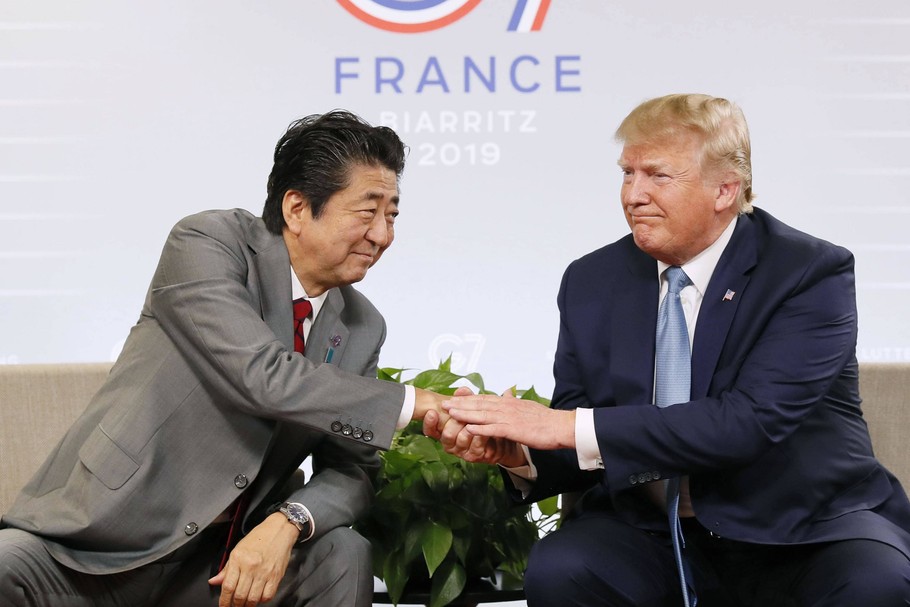 Shinzo Abe i Donald Trump