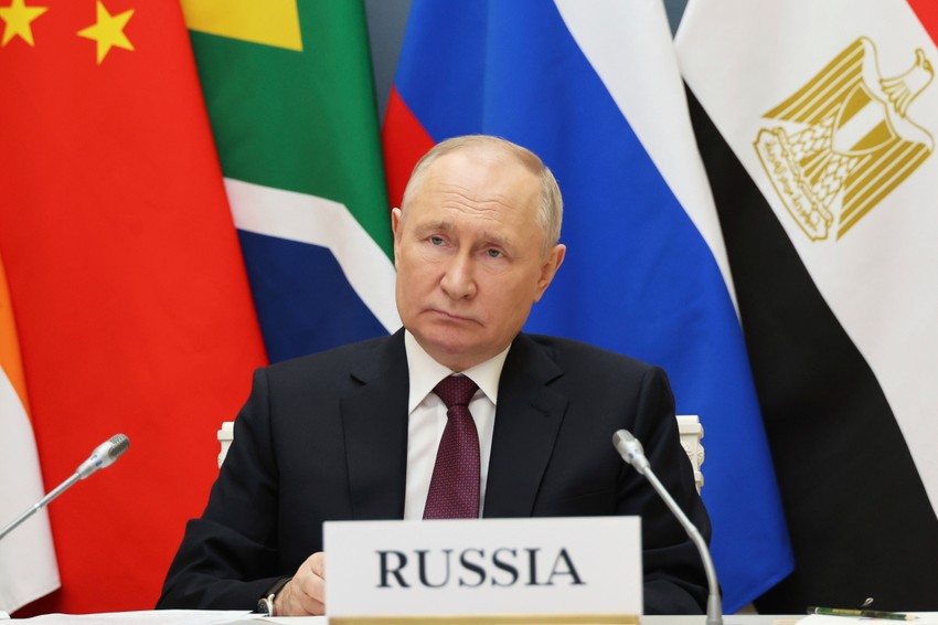 Vladimir Putin na vanrednom samitu BRIKS-a 21. novembra 2023.