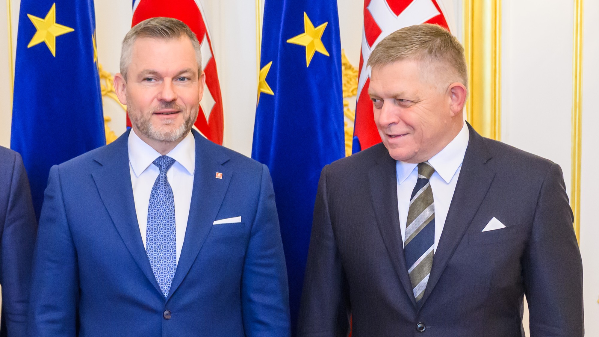 Prezident SR Peter Pellegrini a predseda vlády SR Robert Fico.