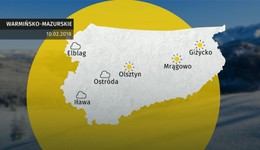 Prognoza pogody dla woj. warmińsko-mazurskiego - 10.02