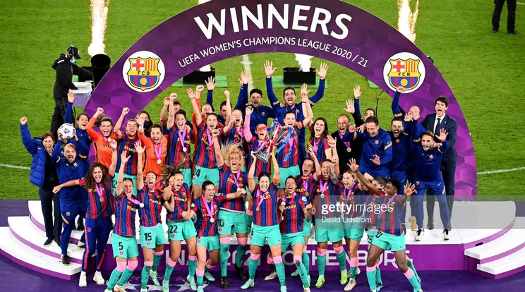 A Barca nyerte a BL-t / Fotó: Getty Images