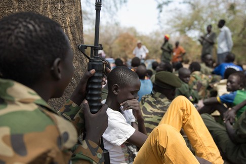 Sudan Południowy, dzieci żołnierze