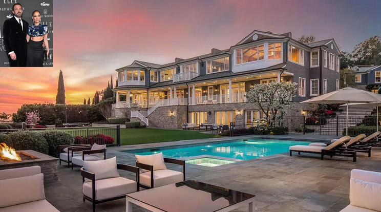 Ben Affleck és Jennifer Lopez  Los Angelesben 64 millió dollárért vásárolták meg ezt a gyönyörű házat / Fotó: Profimedia