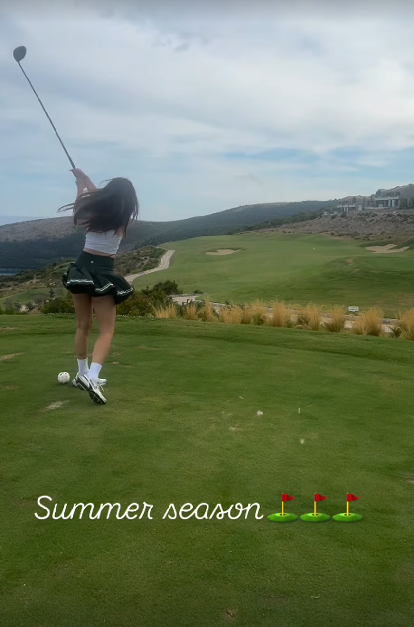 Marija Karan igra golf