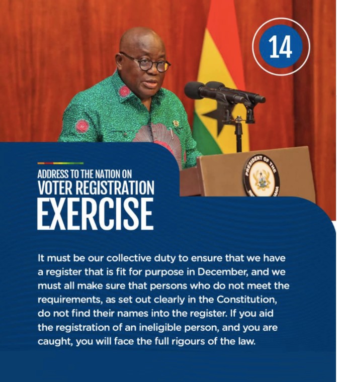 Non-Ghanaians must not register