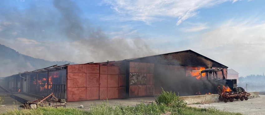 Požar na salašu kod Vršca