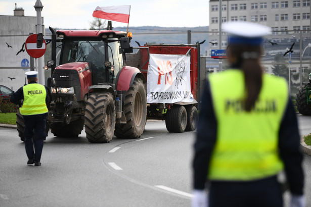 protest rolników