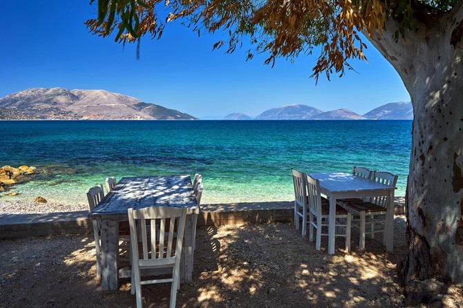 Kefalonija, oaza hedonizma: karakteristična taverna na obali
