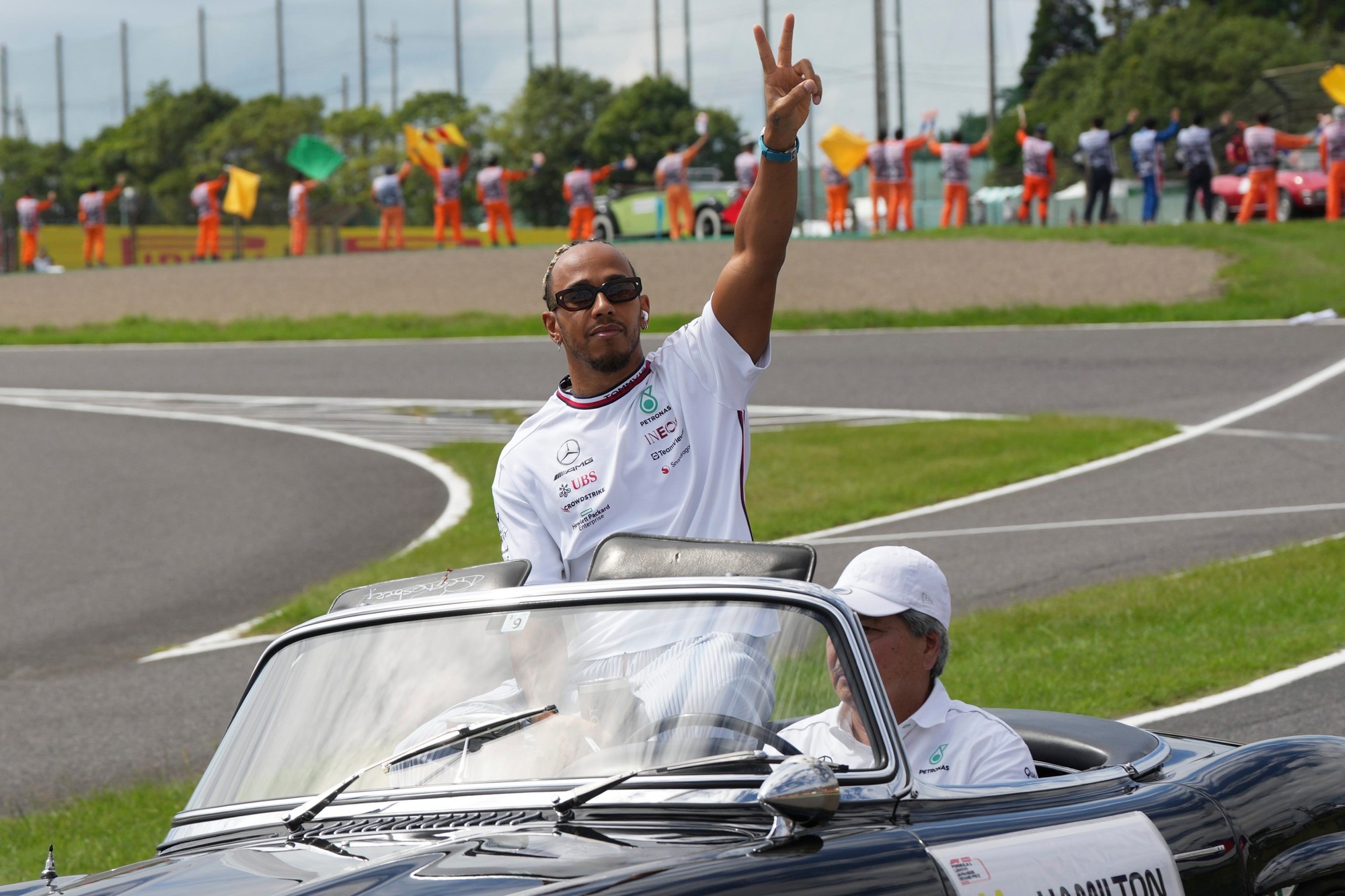 Britský jazdec Lewis Hamilton z Mercedesu.