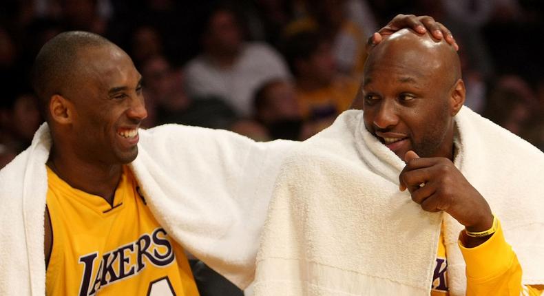 Lamar Odom Kobe Bryant