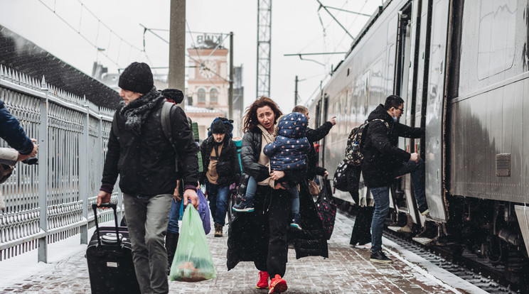 Továbbra is érkeznek ukrán menekültek az országba/Fotó: Northfoto