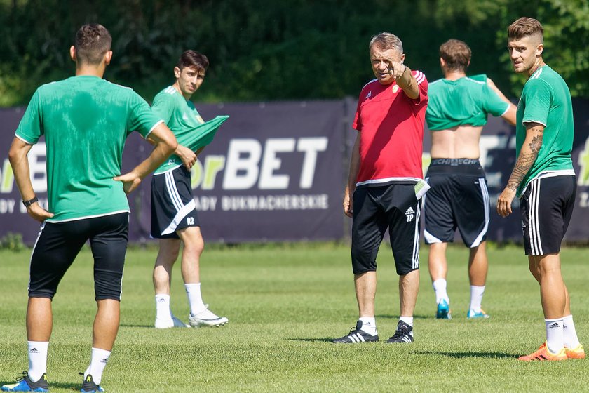 Pilka nozna. Ekstraklasa. Slask Wroclaw Trening. 23.08.2018