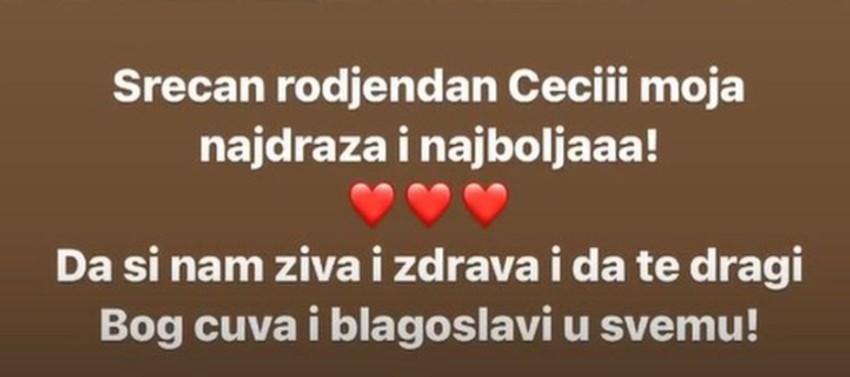 Gudelj čestitao Ceci rođendan