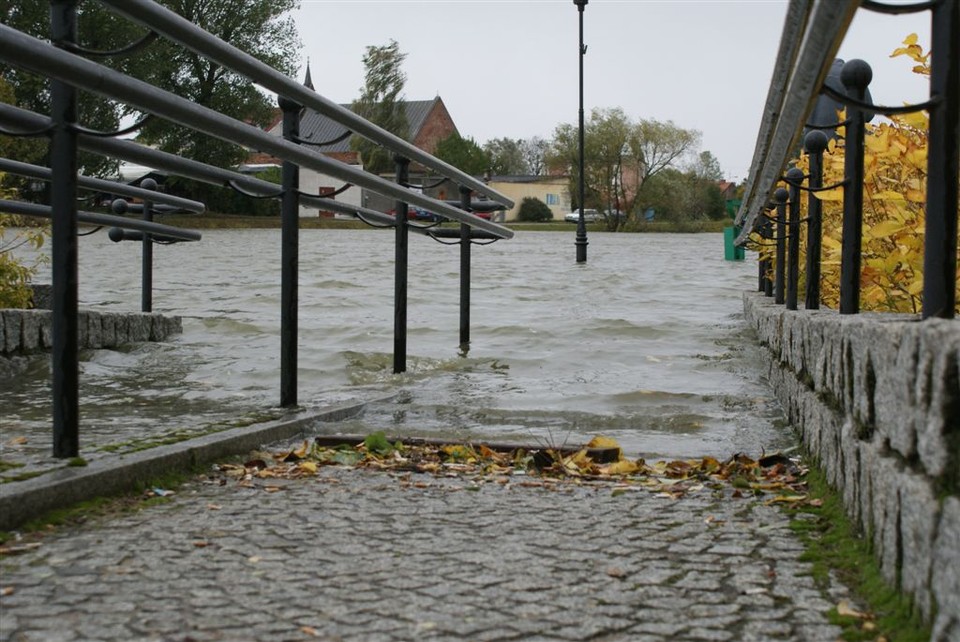 Podtopienia w Elblągu